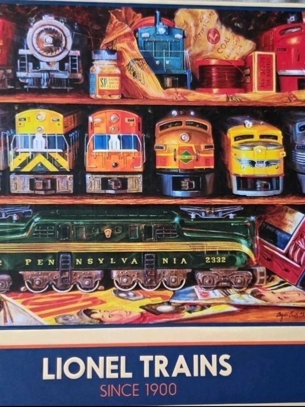 Lionel Train Puzzle